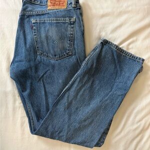 Levi's 505 Men's Straight Blue Jeans